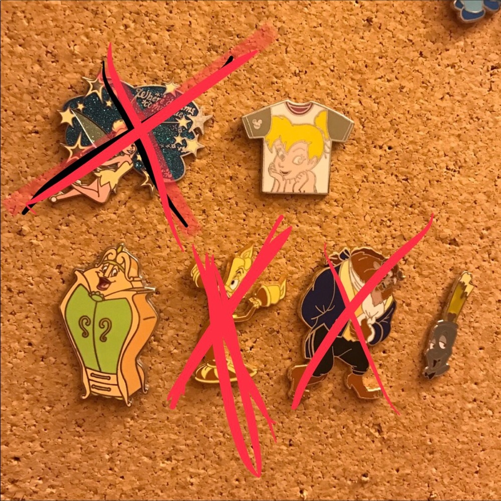 Tink and Beast Trading Pins
